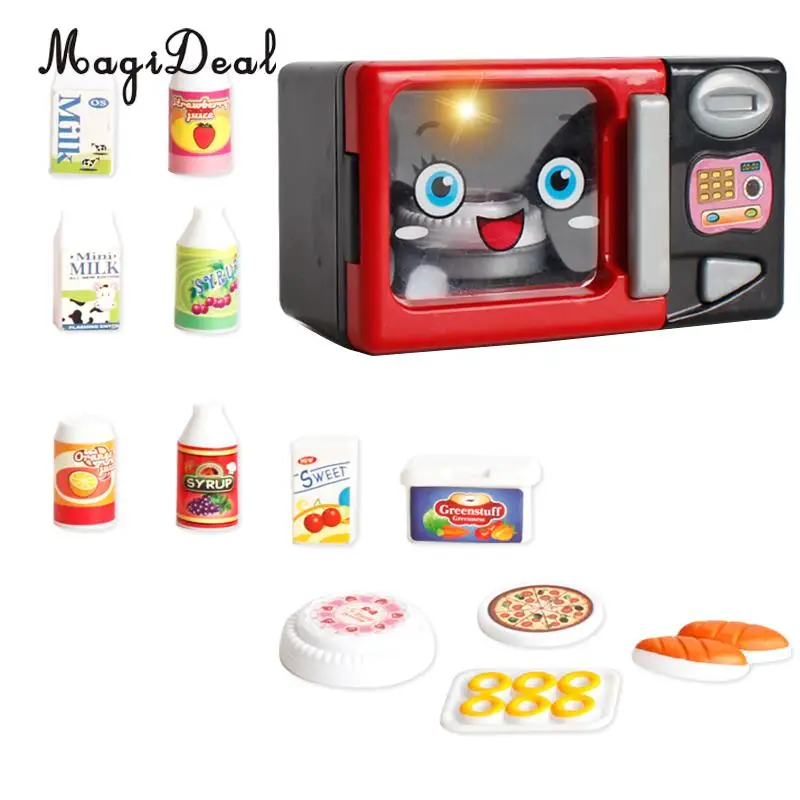 Electric Microwave Oven Appliance Toy for Kitchen Housekeeping Role Pretend Play Game Developmental Game Children Kids Toys
