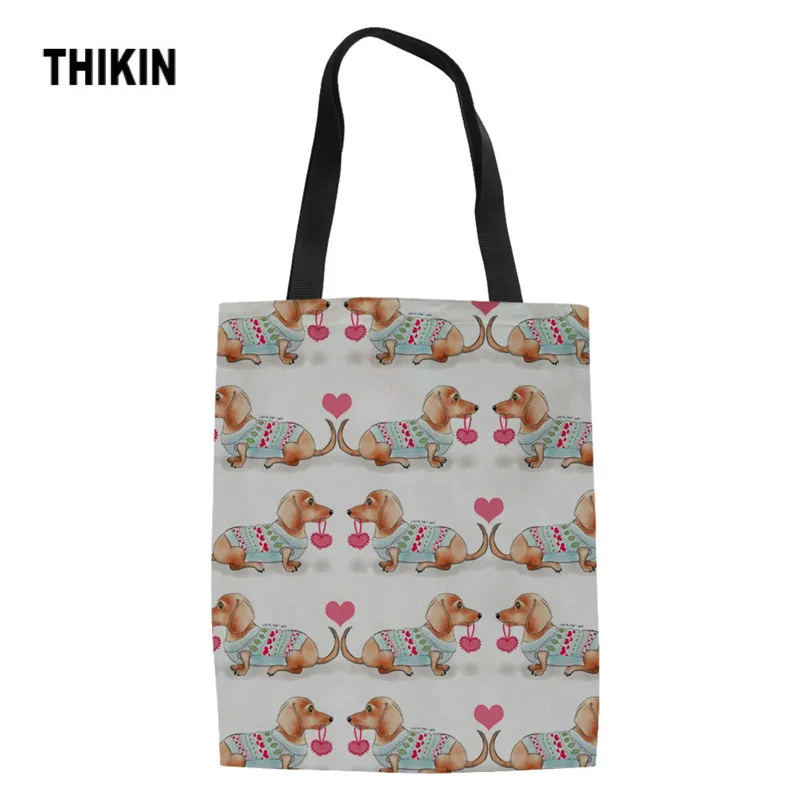THIKIN Cute Dachshund Dogs Printing Women's Shoulder Bag Fashion Women Handbags Casual Tote for Girls Shopping Bags Feminina
THIKIN Cute Dachshund Dogs Printing Women's Shoulder Bag Fashion Women Handbags Casual Tote for Girls Shopping Bags Feminina