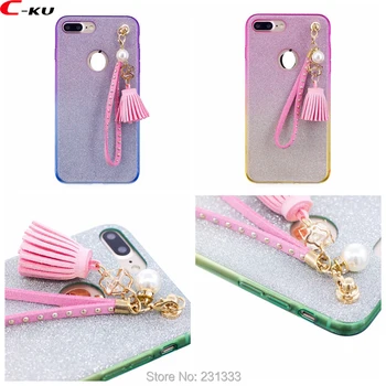 C-ku Strap Glitter Soft TPU Case For Samsung Galaxy S5 S6 EDGE S7 S8 PLUS Bead Chain Rivet Tassel Pendant Bling Skin Cover 50pcs
C-ku Strap Glitter Soft TPU Case For Samsung Galaxy S5 S6 EDGE S7 S8 PLUS Bead Chain Rivet Tassel Pendant Bling Skin Cover 50pcs