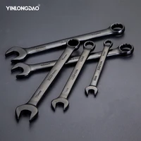 1 piece 8-27mm Black Activities Gears Wrench Set flexible Open End Wrenches Repair Tools To Bike Torque Wrench Spanner image