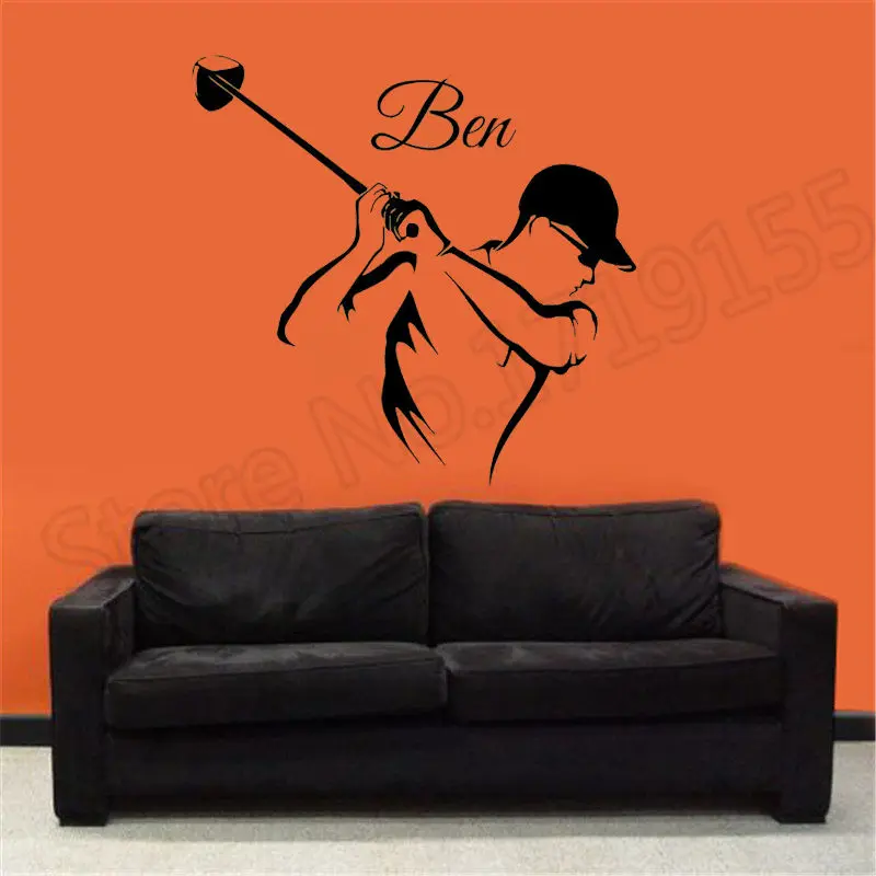 YOYOYU Wall Decal Golf Player Wall Sticker Sport Vinyl Custom Name Decoration Kids Bedroom Art Removable Decor Mural DIY ZW115
YOYOYU Wall Decal Golf Player Wall Sticker Sport Vinyl Custom Name Decoration Kids Bedroom Art Removable Decor Mural DIY ZW115