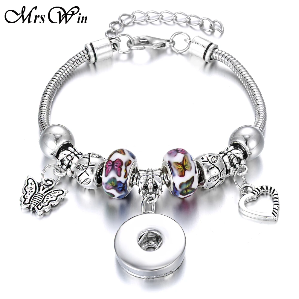 Christmas Snap Jewelry Bracelet Butterfly Silver Lobster Buckle Snake Chain Bangle Crystal Beaded Bracelet Fit 18MM Snap Buttons
Christmas Snap Jewelry Bracelet Butterfly Silver Lobster Buckle Snake Chain Bangle Crystal Beaded Bracelet Fit 18MM Snap Buttons