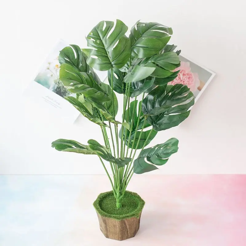 18 Heads Artificial Plants Tropical Green Turtle Leaves Leaf Bouquet Garden Home Mexican Autumn Decoration
18 Heads Artificial Plants Tropical Green Turtle Leaves Leaf Bouquet Garden Home Mexican Autumn Decoration
