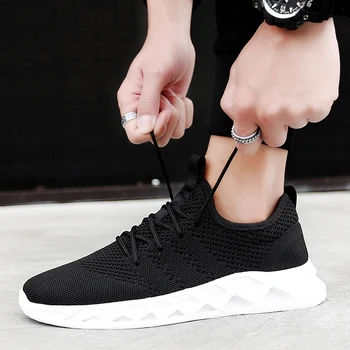 Breathable Casual Shoes Men Air Mesh 2019 Spring Fashion Zapatillas de Hombre Black White Solid Color Lace Up Flats Sport Shoes
Breathable Casual Shoes Men Air Mesh 2019 Spring Fashion Zapatillas de Hombre Black White Solid Color Lace Up Flats Sport Shoes