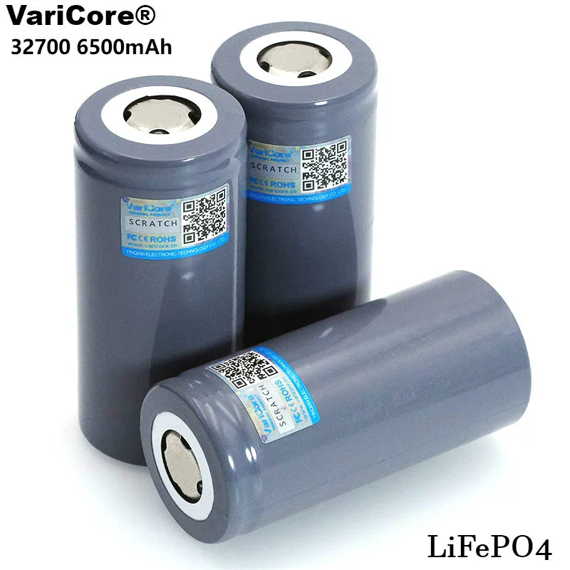VariCore 3.2V 32700 6500mAh LiFePO4 Battery 35A Continuous Discharge Maximum 55A High power battery
VariCore 3.2V 32700 6500mAh LiFePO4 Battery 35A Continuous Discharge Maximum 55A High power battery