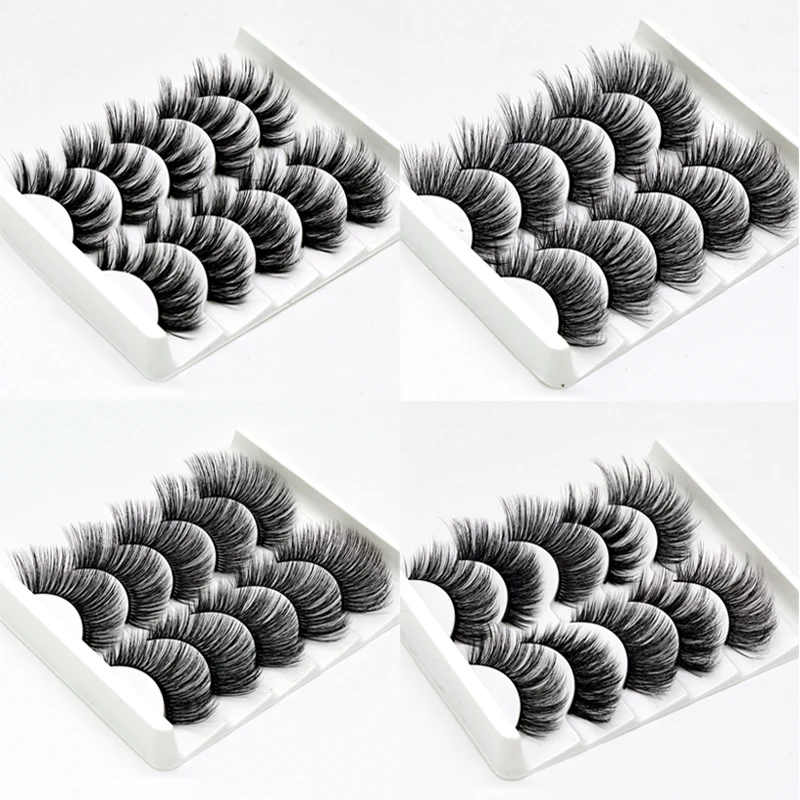 5 Pairs Mink Eyelashes Handmade 3D Faux Mink Lashes Long Soft Eye Lashes Eyelash Extension Natural Makeup Beauty Extension Tool
5 Pairs Mink Eyelashes Handmade 3D Faux Mink Lashes Long Soft Eye Lashes Eyelash Extension Natural Makeup Beauty Extension Tool