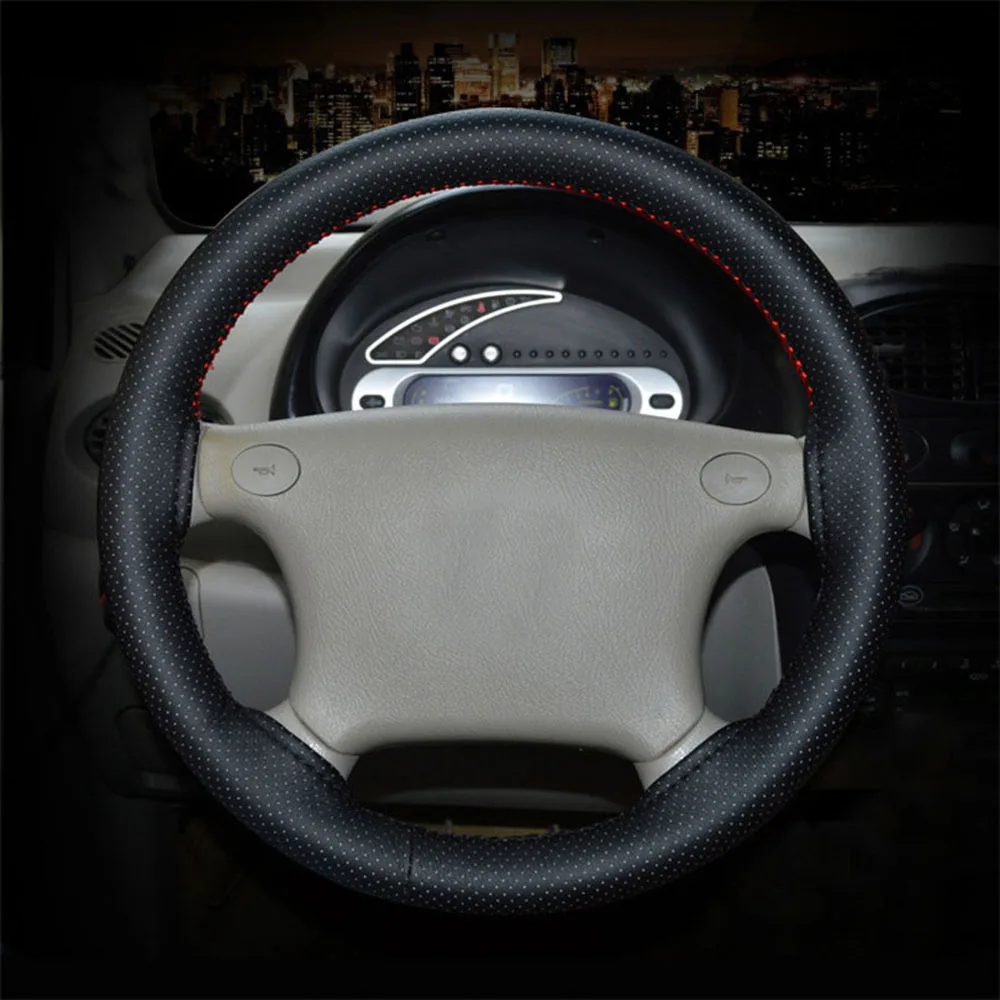SPEEDWOW Top Quality Auto Car Artificial Leather Steering Wheel Cover With Needle 3 Size 4 Colors
SPEEDWOW Top Quality Auto Car Artificial Leather Steering Wheel Cover With Needle 3 Size 4 Colors