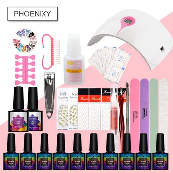 Manicure Set 36W Manicure Lamp For Nail Gel Polish Kit Gel Varnish Semi Permanent Kit For Manicure Set Tools For Nail Set
Manicure Set 36W Manicure Lamp For Nail Gel Polish Kit Gel Varnish Semi Permanent Kit For Manicure Set Tools For Nail Set