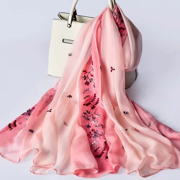 Women 100% Pure Silk Scarf Handmade Embroidery Shawls and Wraps for Ladies Print Hangzhou Silk Wrap Natural Real Silk Scarves
Women 100% Pure Silk Scarf Handmade Embroidery Shawls and Wraps for Ladies Print Hangzhou Silk Wrap Natural Real Silk Scarves