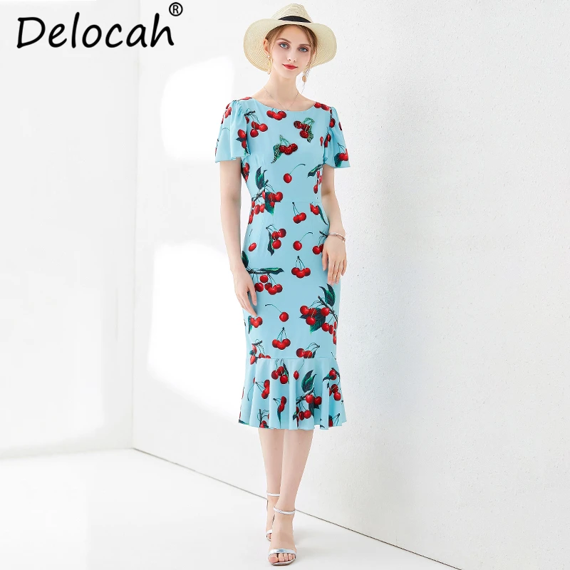 Delocah Women Summer Slim Midi Dress Runway Fashion Butterfly Sleeve Printed Collect Waist Sweet Casual Trumpet Mermaid Dresses
Delocah Women Summer Slim Midi Dress Runway Fashion Butterfly Sleeve Printed Collect Waist Sweet Casual Trumpet Mermaid Dresses