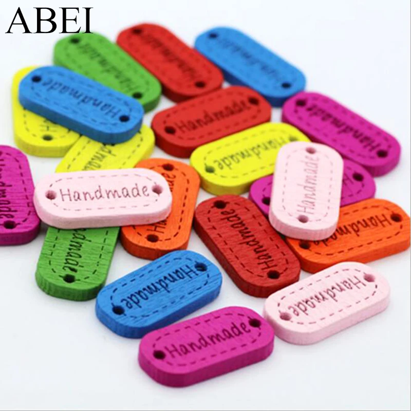 50pcs/lot Mix Colors Handmade Letter Carved 2 Holes Wood Buttons Sewing Accessories DIY Handmade Button Crafts Scrapbook Decors
50pcs/lot Mix Colors Handmade Letter Carved 2 Holes Wood Buttons Sewing Accessories DIY Handmade Button Crafts Scrapbook Decors