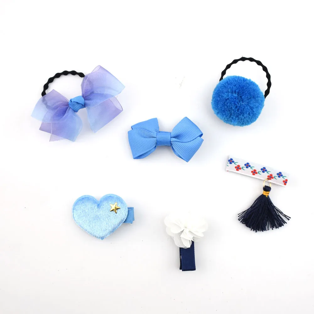 New Arrival Girls Hair Accessories Set Cute Hair Clips Elastic Hair Bands 6pcs/Set Hair Bows Kids Gift Set
New Arrival Girls Hair Accessories Set Cute Hair Clips Elastic Hair Bands 6pcs/Set Hair Bows Kids Gift Set