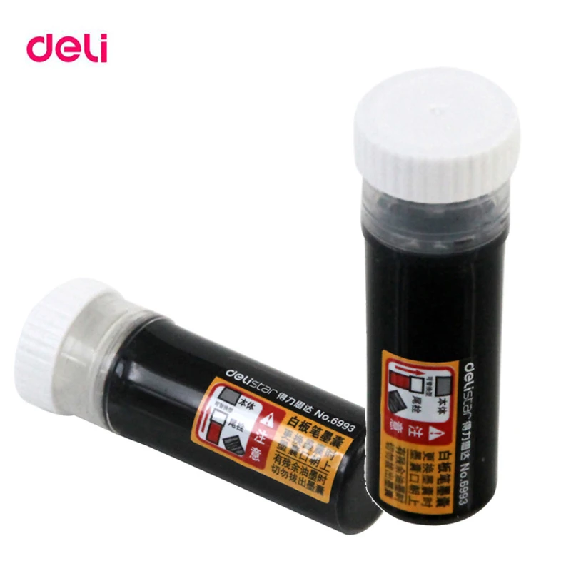 Deli 800 Meters Length of Writing 5pcs Black Large Capacity Chancery Whiteboard Marker Pens Ink Refills
Deli 800 Meters Length of Writing 5pcs Black Large Capacity Chancery Whiteboard Marker Pens Ink Refills
