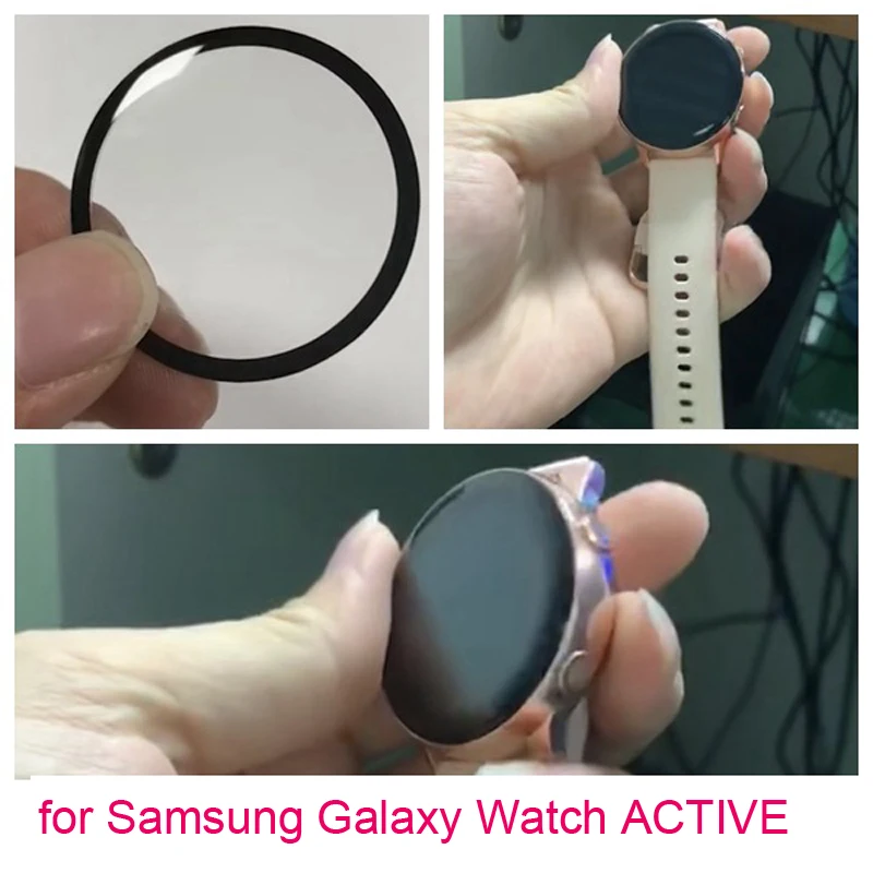 new film for Samsung Galaxy Watch ACTIVE active full-screen watch film 3D curved flexible glass protective film active 2 40 44mm
new film for Samsung Galaxy Watch ACTIVE active full-screen watch film 3D curved flexible glass protective film active 2 40 44mm