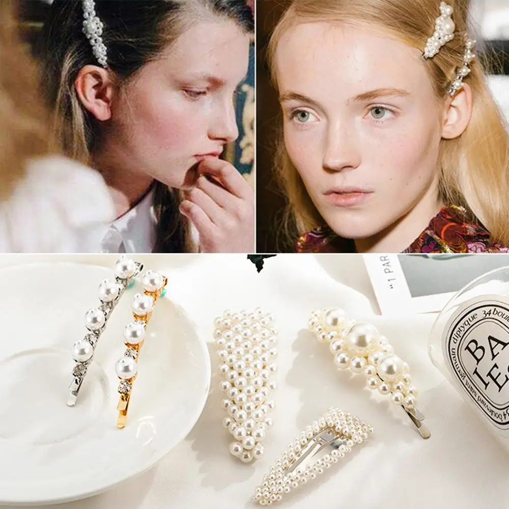 M MISM Korea Elegant Fashion Handmade Pearl Hairclip Barrettes for Women Girls Flower Hair Bands Hair Accessories 
M MISM Korea Elegant Fashion Handmade Pearl Hairclip Barrettes for Women Girls Flower Hair Bands Hair Accessories