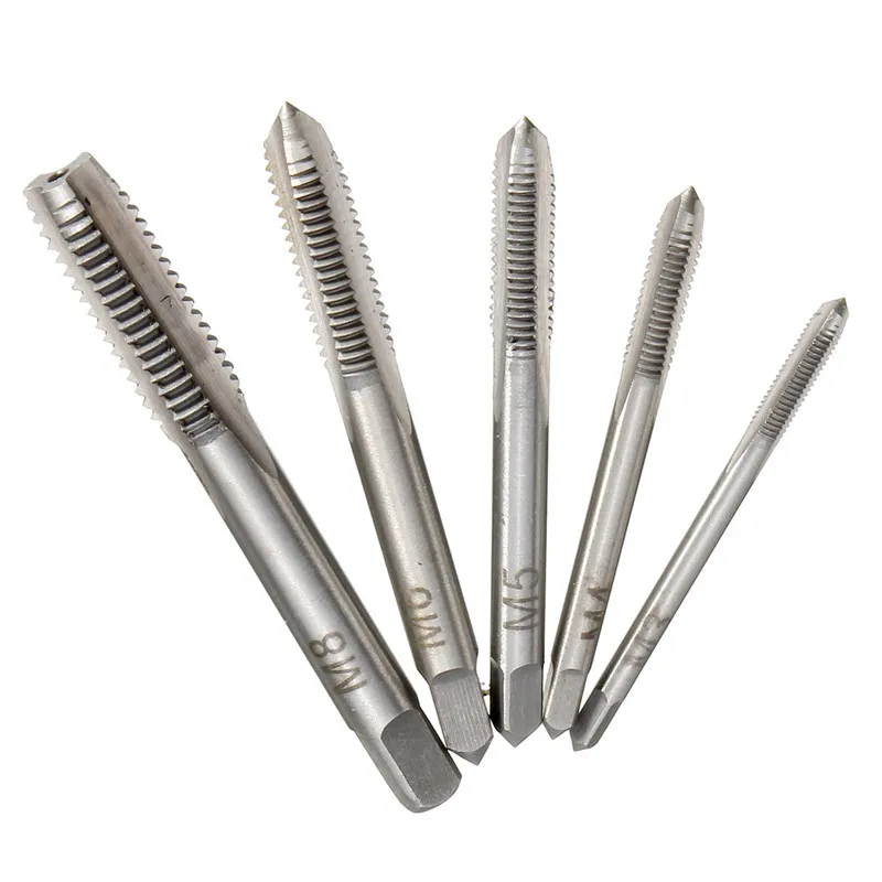 5PCS/Set HSS M3 M4 M5 M6 M8 Machine Spiral Point Straight Fluted Screw Thread Metric Plug Hand Tap Drill
5PCS/Set HSS M3 M4 M5 M6 M8 Machine Spiral Point Straight Fluted Screw Thread Metric Plug Hand Tap Drill