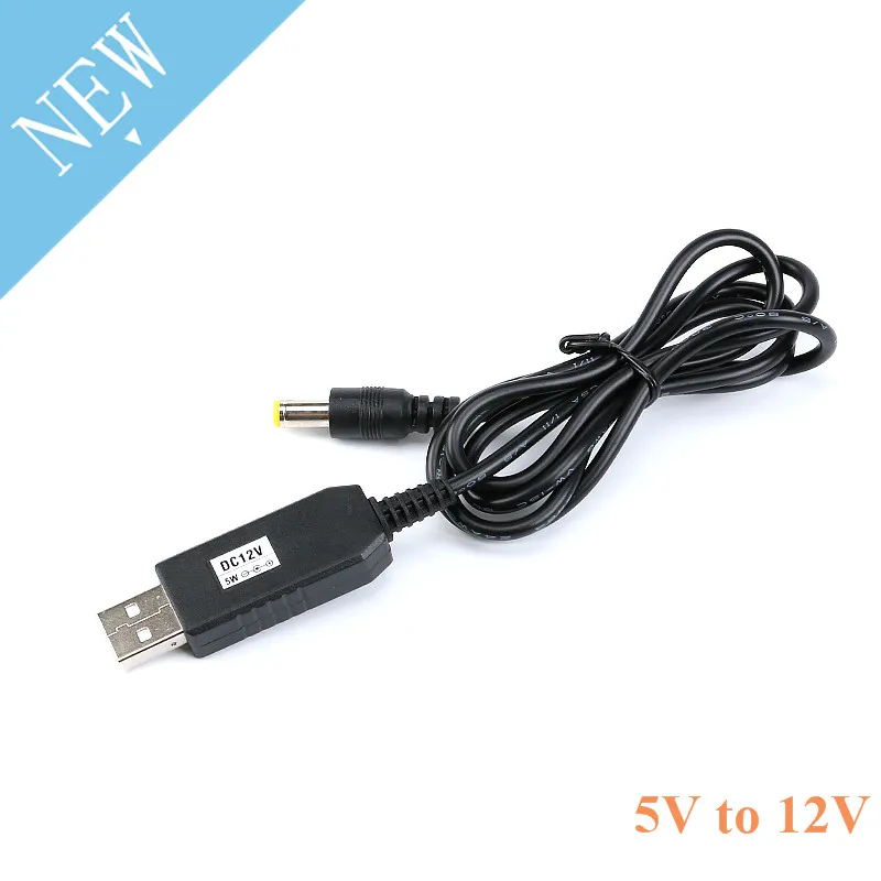 USB DC 5V to DC 12V Step up Cable 5.5x2.1 mm Male Step up Converter For Router
USB DC 5V to DC 12V Step up Cable 5.5x2.1 mm Male Step up Converter For Router