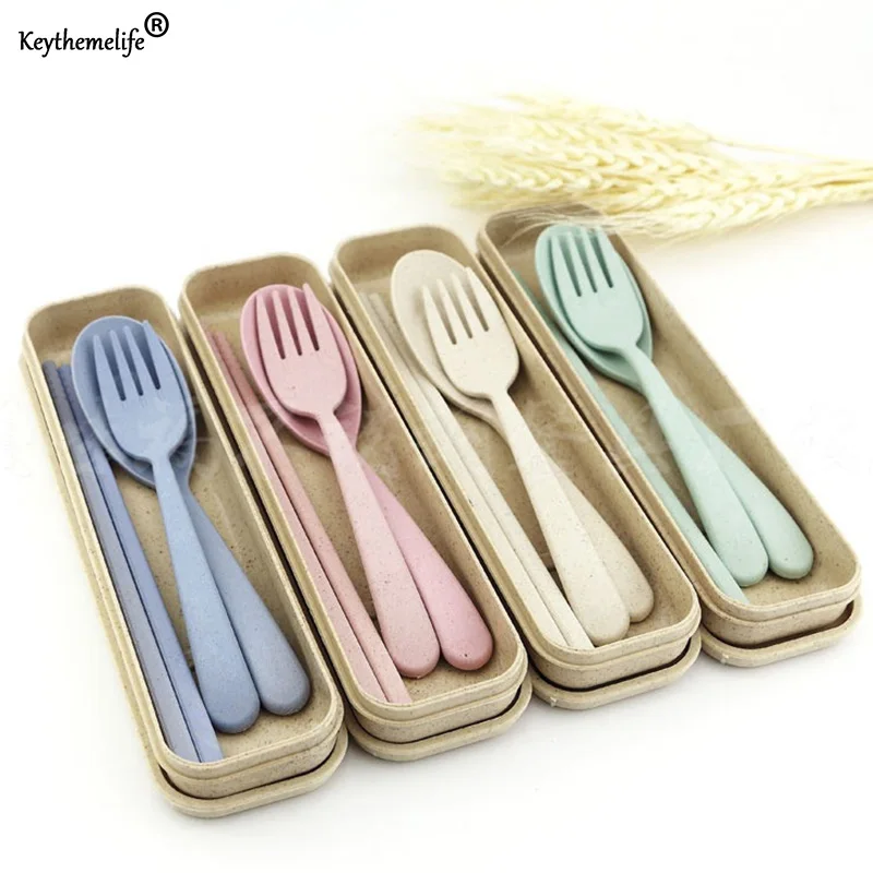 Lunch Set Janpan Style Spo on/Fork Wheat Straw Cutlery Kit Tableware Dinnerware Set HHY1
Lunch Set Janpan Style Spo on/Fork Wheat Straw Cutlery Kit Tableware Dinnerware Set HHY1