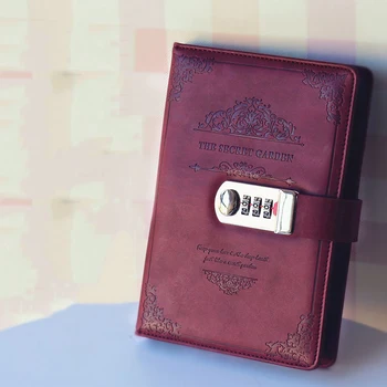 Creative stationery notebook retro Password book with lock diary thread installed Notepad Business books school office supplies
Creative stationery notebook retro Password book with lock diary thread installed Notepad Business books school office supplies