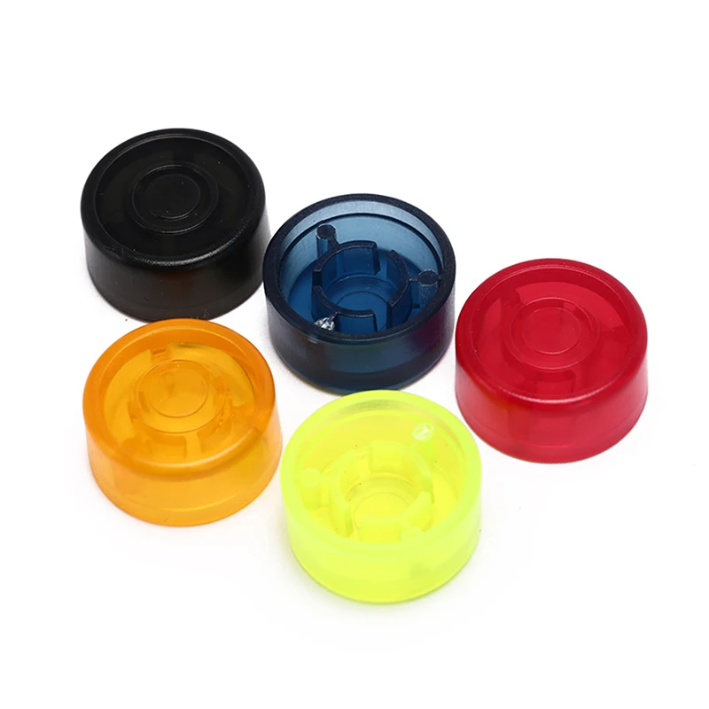 

5Pcs Guitar Effect Pedal Foot Nail Cap Candy Color Foot Switch Toppers Knob Plastic Bumpers Footswitch Protector Accessories