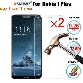XSKEMP 2Pcs Transparent Protective Glass For Nokia 1 Plus High Quality Screen Protector Film Tempered Glass Explosion proof Skin
XSKEMP 2Pcs Transparent Protective Glass For Nokia 1 Plus High Quality Screen Protector Film Tempered Glass Explosion proof Skin