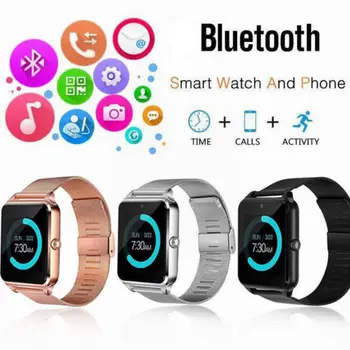 Hot Bluetooth Smart Watch Phone Z60 Smartwatch Stainless Steel Mate Touch Screen for IOS Android iPhone Phones
Hot Bluetooth Smart Watch Phone Z60 Smartwatch Stainless Steel Mate Touch Screen for IOS Android iPhone Phones