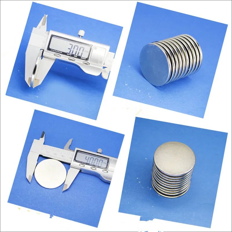 10x4mm Starke Runde Mini-Magnete Scheiben-Magnete Neodym Magnete 10pcs N52