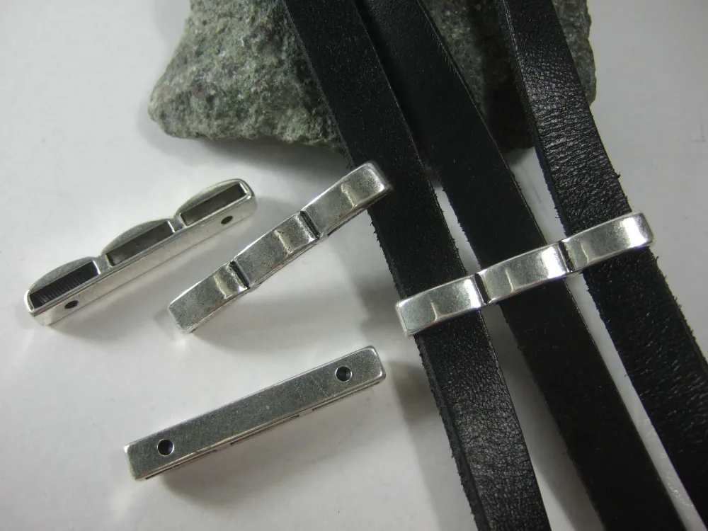 10pcs Antique Silver 3 Holes Charms Slider Spacers For 10*2mm Flat Leather Cord Bracelet Accessory Jewelry Fittings
10pcs Antique Silver 3 Holes Charms Slider Spacers For 10*2mm Flat Leather Cord Bracelet Accessory Jewelry Fittings