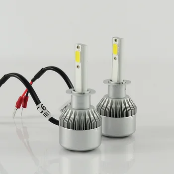 2PCS High Power Headlight Bulbs C6 H1 COB Chip Car Led Headlight H1 7600LM 6000k Auto Head Lamp 9V-36V For Car Truck
2PCS High Power Headlight Bulbs C6 H1 COB Chip Car Led Headlight H1 7600LM 6000k Auto Head Lamp 9V-36V For Car Truck