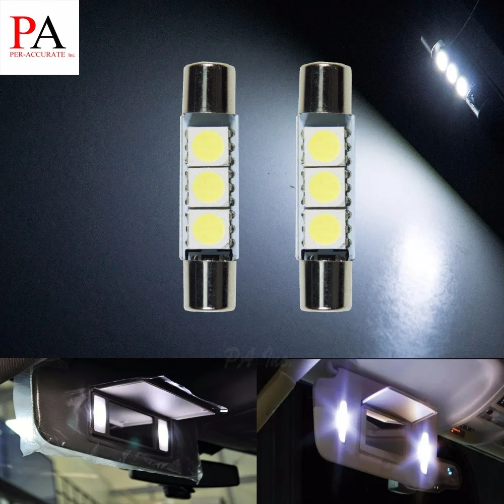 PA светодиодный 10 шт. x супер белый цвет 3SMD 5050 солнцезащитный козырек