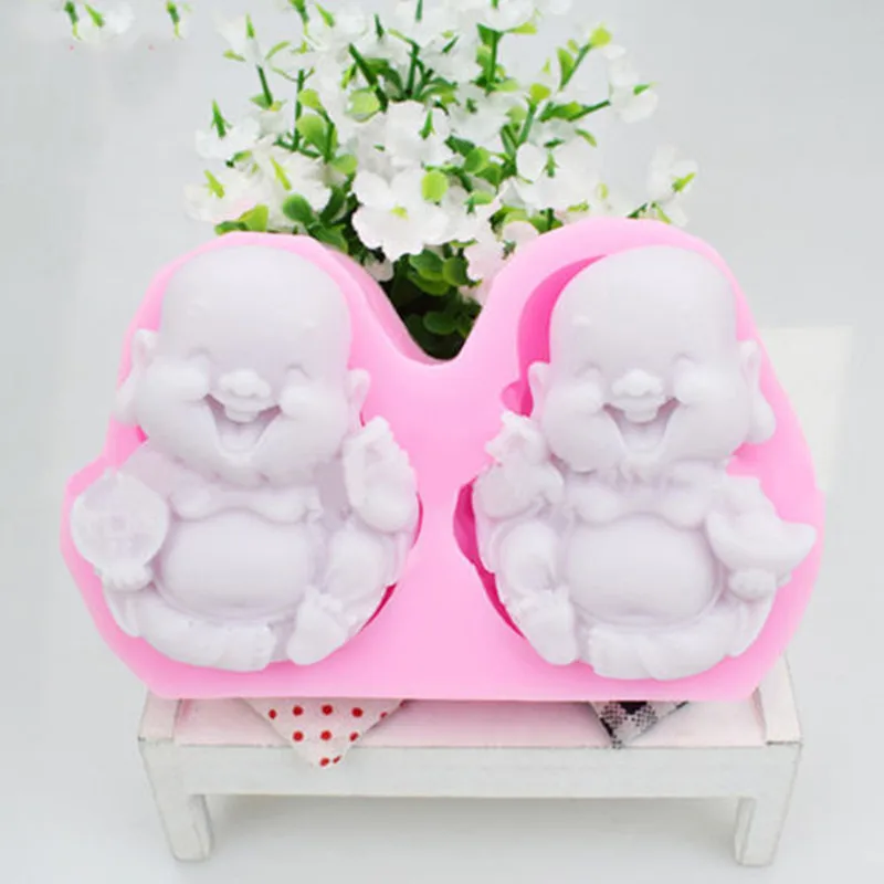Buddha Smiling Face Silicone Mold Cake Mould Candle Soap Molds DIY Making Craft Home Kitchen Baking Tools High Quality
Buddha Smiling Face Silicone Mold Cake Mould Candle Soap Molds DIY Making Craft Home Kitchen Baking Tools High Quality