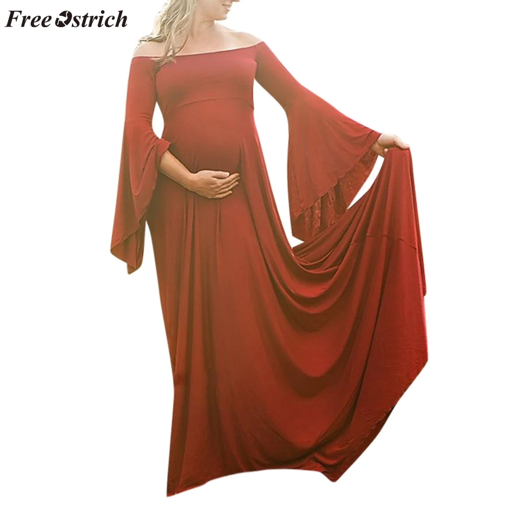 FREE OSTRICH Pregnants Trailing Dress Long Sleeve Photo Photography Sexy Photography Props Shoulder Pregnant Women Solid Dress
FREE OSTRICH Pregnants Trailing Dress Long Sleeve Photo Photography Sexy Photography Props Shoulder Pregnant Women Solid Dress