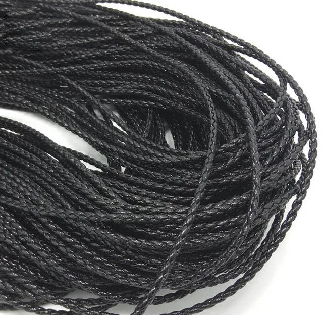 5meter Black Braided PU Leather Bracelet Findings 3/4/5/6mm Round Jewelry Cord String Rope DIY Necklace Bracelet Making
5meter Black Braided PU Leather Bracelet Findings 3/4/5/6mm Round Jewelry Cord String Rope DIY Necklace Bracelet Making