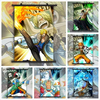 One Piece Sanji Zoro Usopp Franky Brook Anime manga wall Poster Scroll
One Piece Sanji Zoro Usopp Franky Brook Anime manga wall Poster Scroll