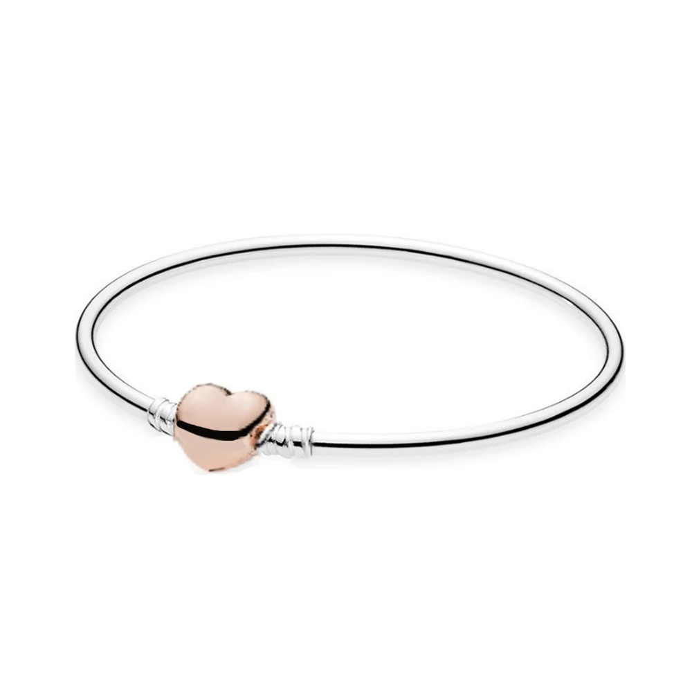CHAMSS 2019 Fashion New Silver Bracelet And Pink Heart-shaped Button Original S925Sterling Silver Lady DIY Jewelry Romantic Gift
CHAMSS 2019 Fashion New Silver Bracelet And Pink Heart-shaped Button Original S925Sterling Silver Lady DIY Jewelry Romantic Gift