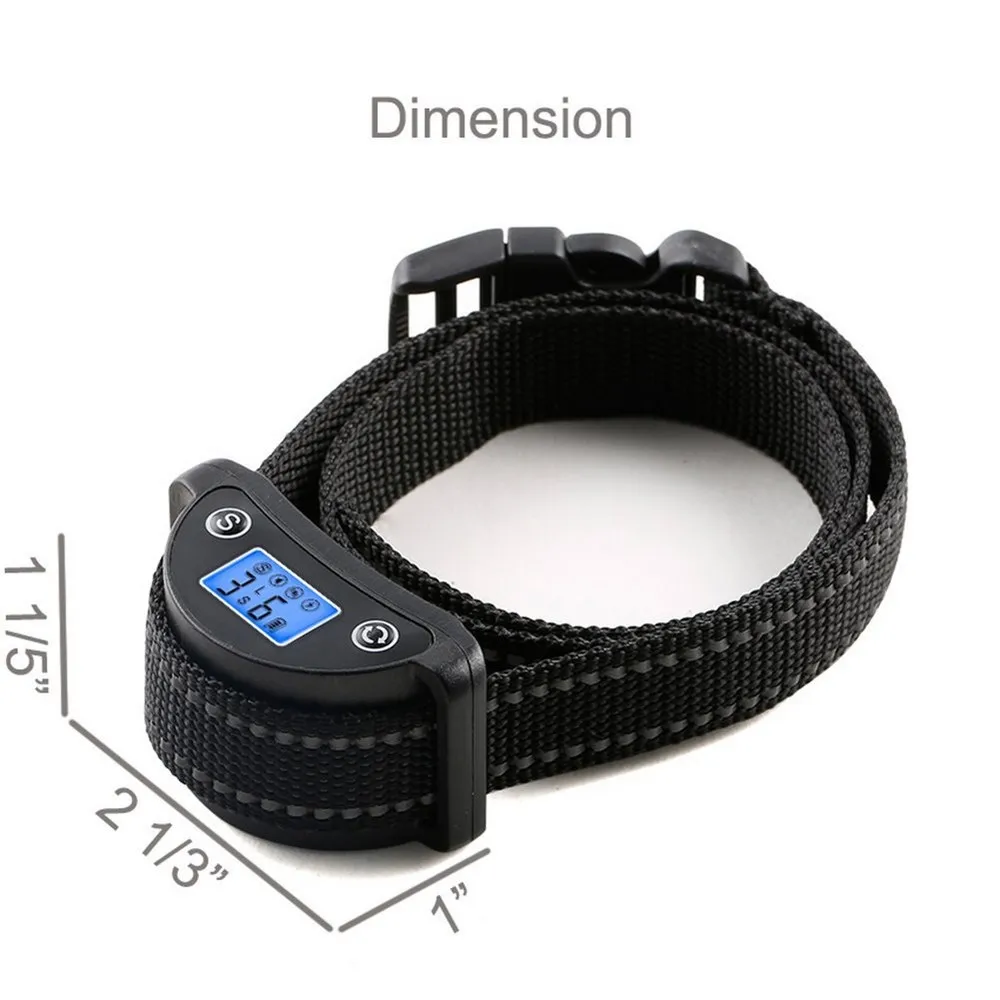 LCD Screen Automatic Dog Anti Bark Collar For Small Medium And Large Dogs Training with Reflective Belt Rechargeable Waterproof
LCD Screen Automatic Dog Anti Bark Collar For Small Medium And Large Dogs Training with Reflective Belt Rechargeable Waterproof