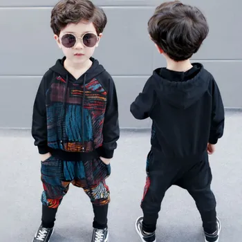 Kids clothes 2019 Spring autumn new Long sleeve printing Children's suit Hooded cotton coat+ pants Baby Boy Clothes 1-7 years
Kids clothes 2019 Spring autumn new Long sleeve printing Children's suit Hooded cotton coat+ pants Baby Boy Clothes 1-7 years