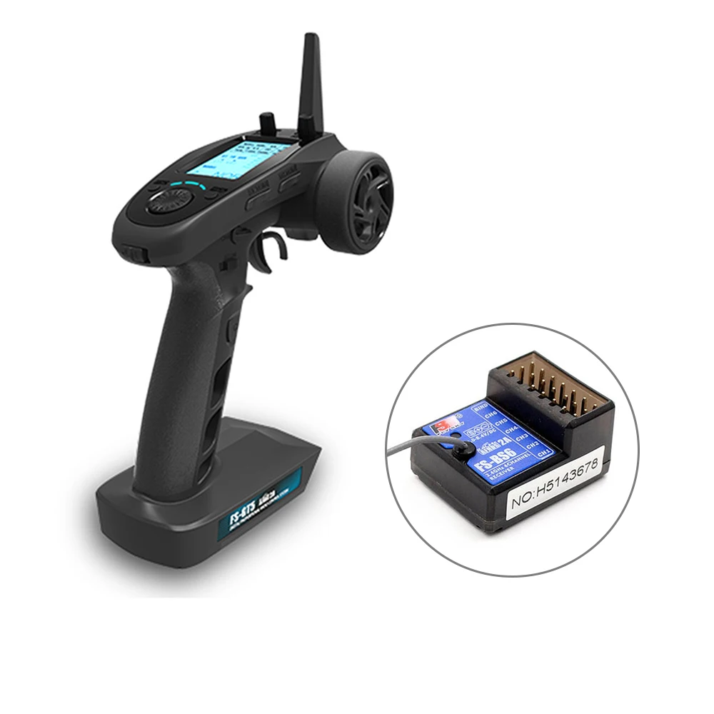 FlySky FS-GT5 2.4G 6CH AFHDS RC Transmitter w/ FS-BS6 RC Remote Control Receiver for RC Car Boat Transmitter
FlySky FS-GT5 2.4G 6CH AFHDS RC Transmitter w/ FS-BS6 RC Remote Control Receiver for RC Car Boat Transmitter
