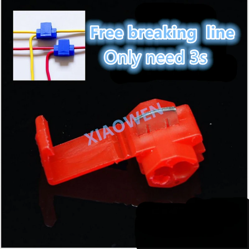 Eectrical wire connector 50PCS red lue Scotch Lock Quick Splice Crimp Terminal G14 18-14 AWG Hard Soft 0.75-2.5 Wire Connector
Eectrical wire connector 50PCS red lue Scotch Lock Quick Splice Crimp Terminal G14 18-14 AWG Hard Soft 0.75-2.5 Wire Connector