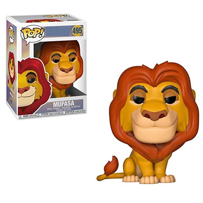 FUNKO POP New Arrival The Lion King Mufasa 495 # Action Figures Model Toys for Children Gift
FUNKO POP New Arrival The Lion King Mufasa 495 # Action Figures Model Toys for Children Gift