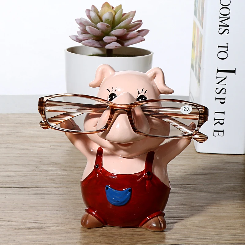 Cute Pig Animal Glasses Stand Resin Crafts Lovely Eyeglasses Sunglasses Stand Holder Rack Animal Home Decor Best Gift
Cute Pig Animal Glasses Stand Resin Crafts Lovely Eyeglasses Sunglasses Stand Holder Rack Animal Home Decor Best Gift
