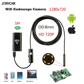 8mm 5M Wireless Wifi Endoscope Android Camera Borescope HD 1280*720 IP67 Waterproof Inspection IOS Endoscope Camera
8mm 5M Wireless Wifi Endoscope Android Camera Borescope HD 1280*720 IP67 Waterproof Inspection IOS Endoscope Camera