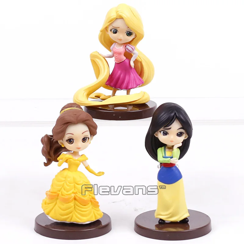 Q Posket Characters Beauty and the Beast Mulan Rapunzel Mini PVC Figures Toys Princesses Dolls Gifts for Girl 3pcs/set
Q Posket Characters Beauty and the Beast Mulan Rapunzel Mini PVC Figures Toys Princesses Dolls Gifts for Girl 3pcs/set
