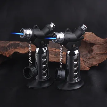 Torch Turbo Lighter Jet Butane Cigar Lighter Gas Cigarette 1300 C Spray Gun Fire Windproof Lighter No Gas
Torch Turbo Lighter Jet Butane Cigar Lighter Gas Cigarette 1300 C Spray Gun Fire Windproof Lighter No Gas