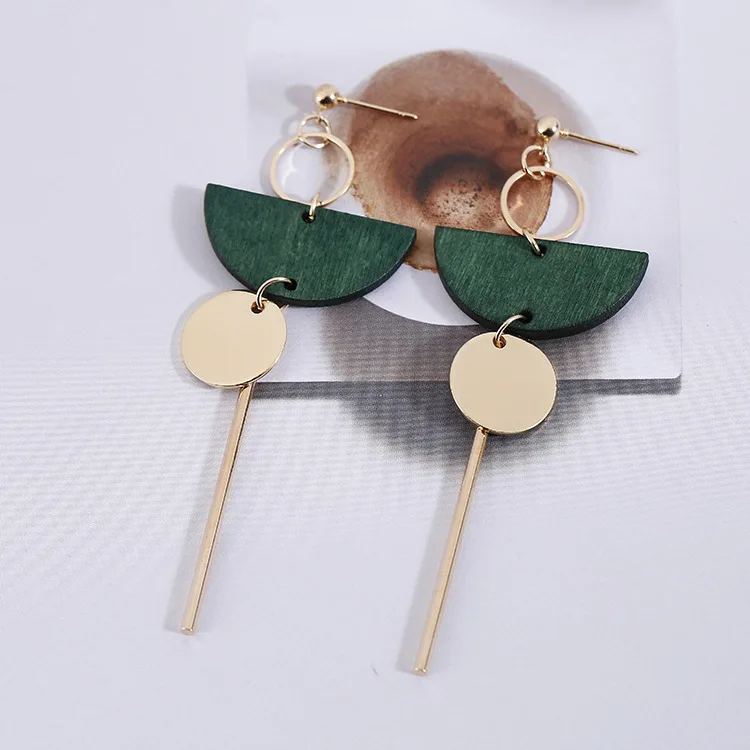 New Fashion Wood and Alloy Drop Earrings Vintage Jewelry Brinco Female Retro Geometric Metal Elegant Tassel Earrings Wholesale
New Fashion Wood and Alloy Drop Earrings Vintage Jewelry Brinco Female Retro Geometric Metal Elegant Tassel Earrings Wholesale