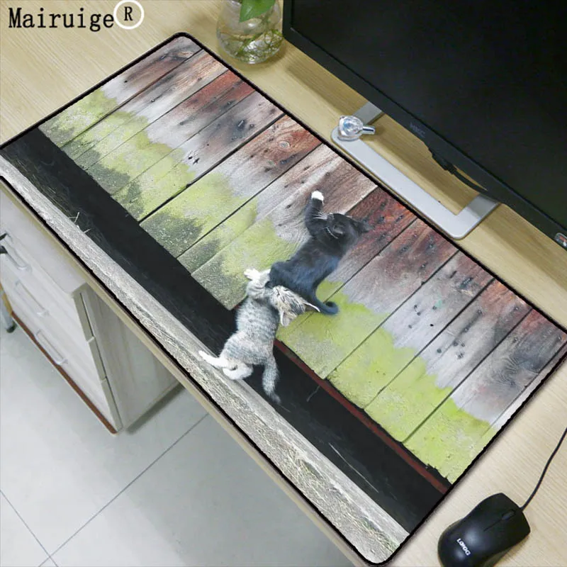 Mairuige Cat Helping Other Cat Cute Animal Large Mouse Pad Anti-slip Rubber PC Computer Gaming Mousepad Desk Mat for LOL Cs Go
Mairuige Cat Helping Other Cat Cute Animal Large Mouse Pad Anti-slip Rubber PC Computer Gaming Mousepad Desk Mat for LOL Cs Go