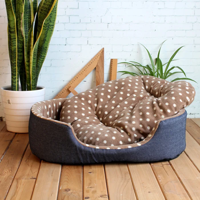 Image Hot Sell Seven Colors Fashion Xl Size Pet Beds Warm Kennel House Comfortable Cama Para Cachorro Mat High Quality Large Dog Bed