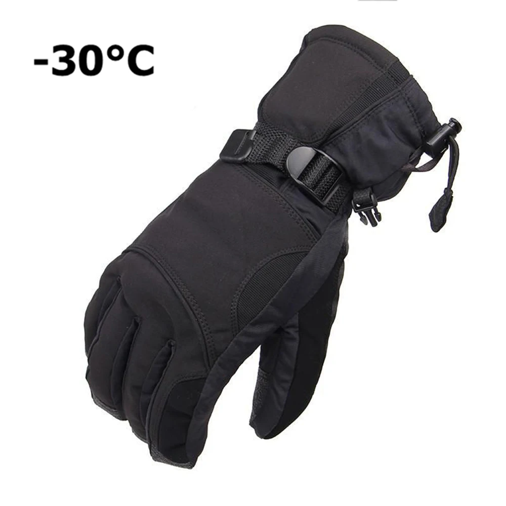 Image New brand men s ski gloves Snowboard gloves Snowmobile Motorcycle Riding winter gloves Windproof Waterproof snow gloves