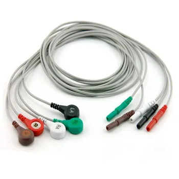 Free Shipping AAAMI holter recorder ECG leadwire,5 leads,Snap,AHA D1.5 to Snap 4.0 Holter Cables for Holter Machine
Free Shipping AAAMI holter recorder ECG leadwire,5 leads,Snap,AHA D1.5 to Snap 4.0 Holter Cables for Holter Machine