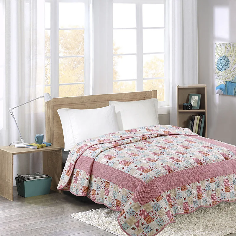 CHAUSUB Summer Bedspread Patchwork Quilt 1pc 100% Cotton Kids Coverlet Student Quilts Twin Size 150x200cm Quilted Sofa Blanket
CHAUSUB Summer Bedspread Patchwork Quilt 1pc 100% Cotton Kids Coverlet Student Quilts Twin Size 150x200cm Quilted Sofa Blanket